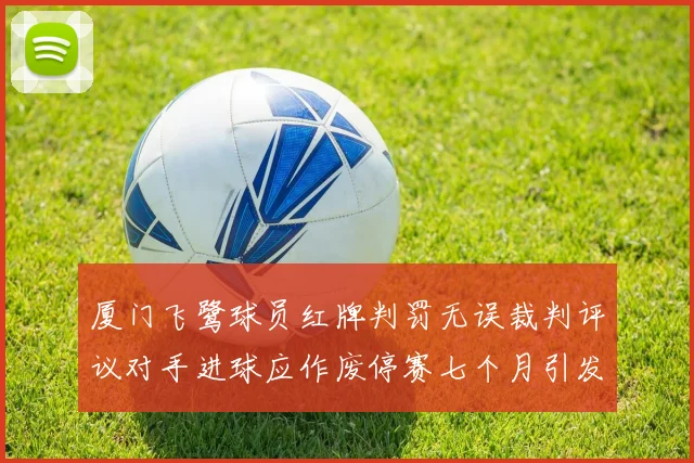 厦门飞鹭球员红牌判罚无误裁判评议对手进球应作废停赛七个月引发热议